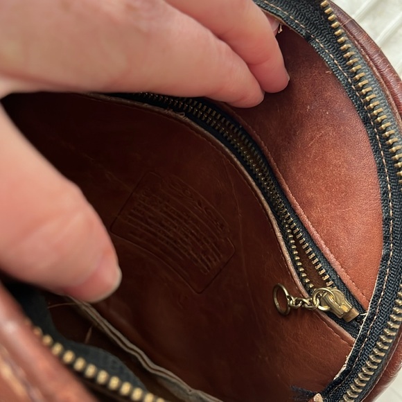Coach leather round circle bag - Picture 5 of 14